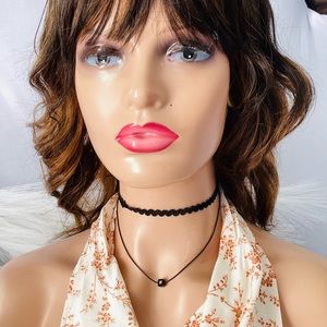 Everyday light and simple double Choker for woman Necklace